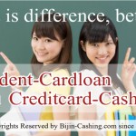 学生カードローンとクレジットカードのキャッシングの違い（年齢条件など）